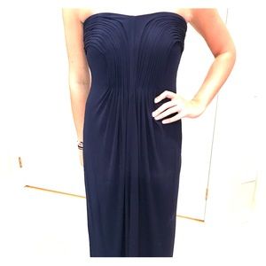 Navy Floor length gown
